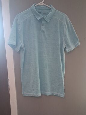 Buckle Bke Blue Short Sleeve Polo Size Large